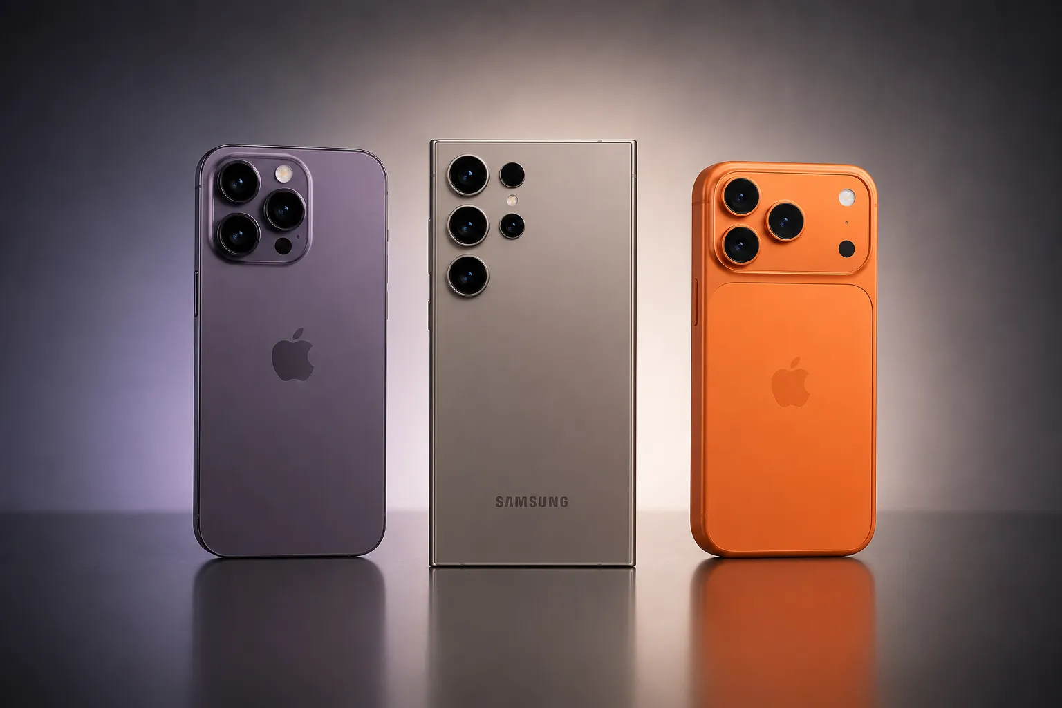 Premium Apple iPhone and Samsung Galaxy smartphones available for sale at Phone Fix Pro in Nairobi.